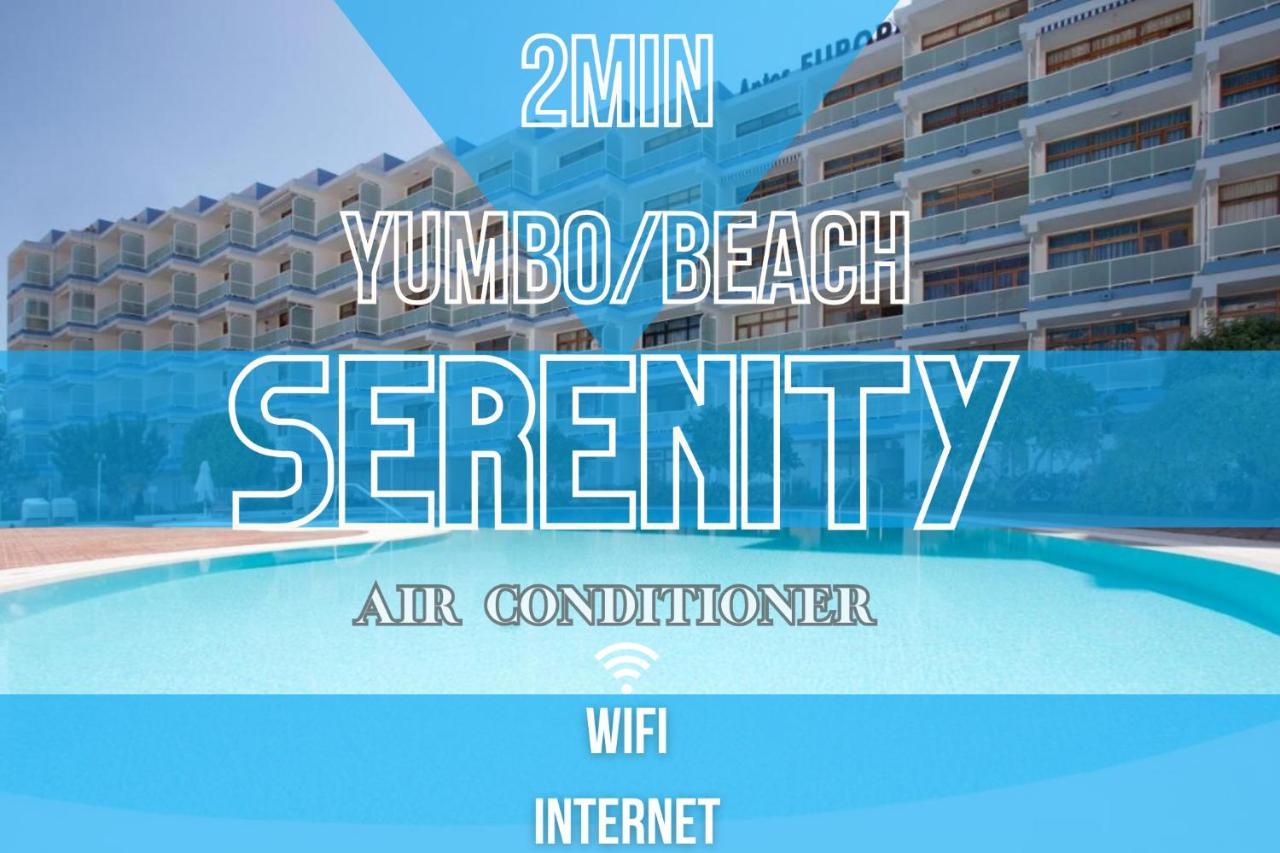 Serenity Yumbo - Europa Appartment 2Min Yumbo - 5Min From Beach - Wifi Free - Air Conditioner - Private Services - Free Welcome Book - Cohote Conserjeria Gran Canaria Playa del Ingles  Bagian luar foto